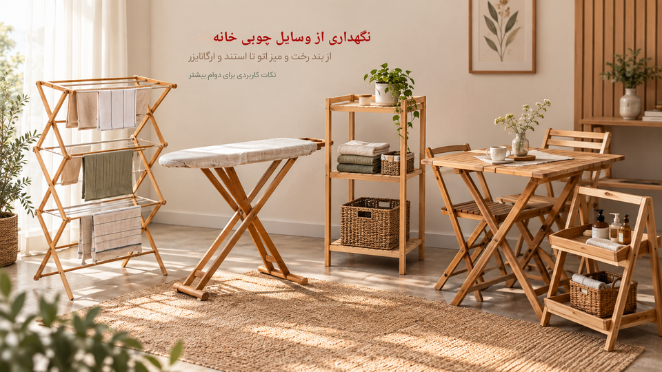 راهنمای نگهداری از ملزومات چوبی خانه