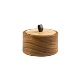 قندان در چرمی چوب گردو