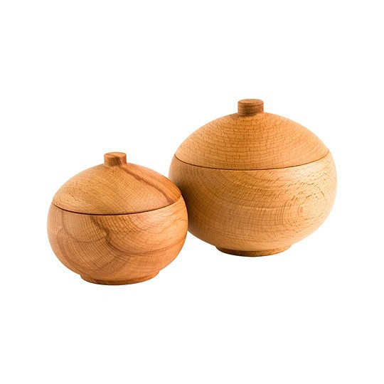 قندان چوبی کروی راش