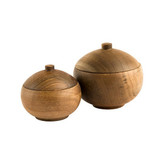 قندان چوبی کروی چوب گردو