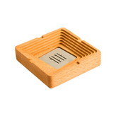 زیر سیگاری مربع پلکانی راش