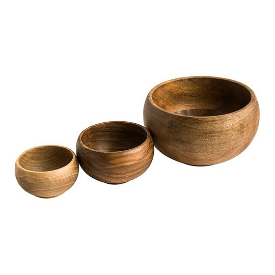 کاسه کروی گردو سه سایز