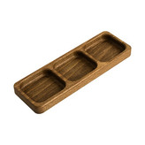 اردوخوری سه خانه ساده چوب گردویی