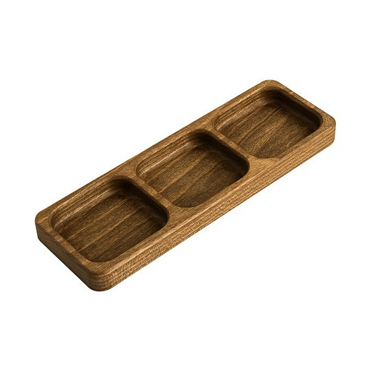 اردوخوری سه خانه ساده چوب گردویی