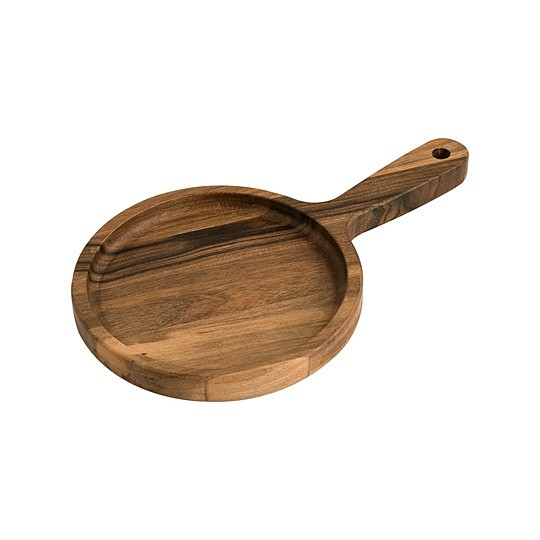 بشقاب کوچک تک دسته گردویی