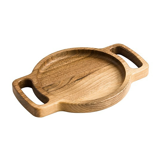 بشقاب دو دسته گردویی