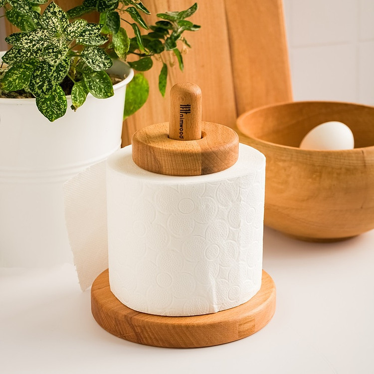 جا دستمالی چوبی