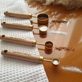 پیمانه فلزی ۴ تایی طلایی