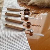 پیمانه فلزی ۴ تایی نقرهای