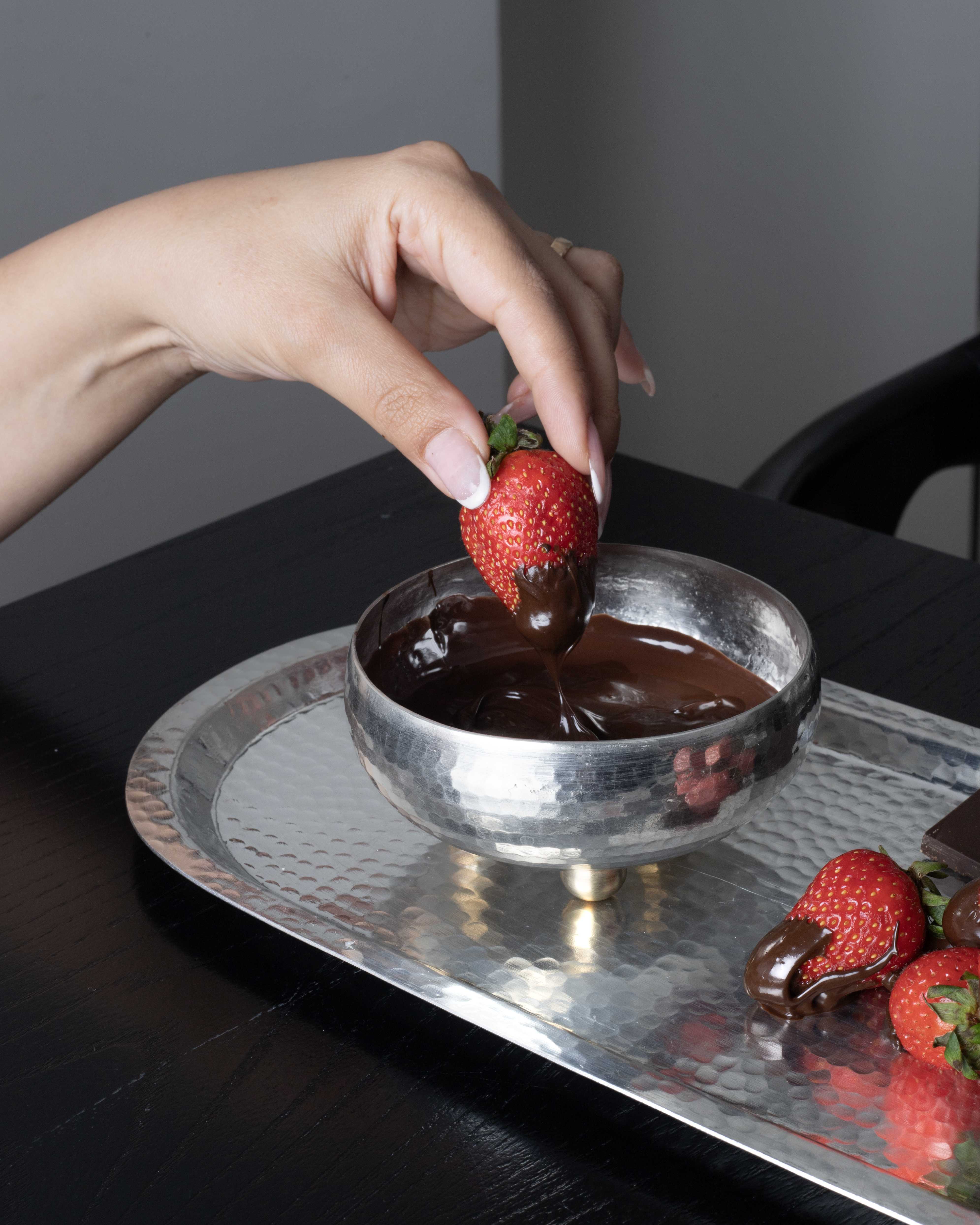 کاسه مسی درسا پایه دار مسینو