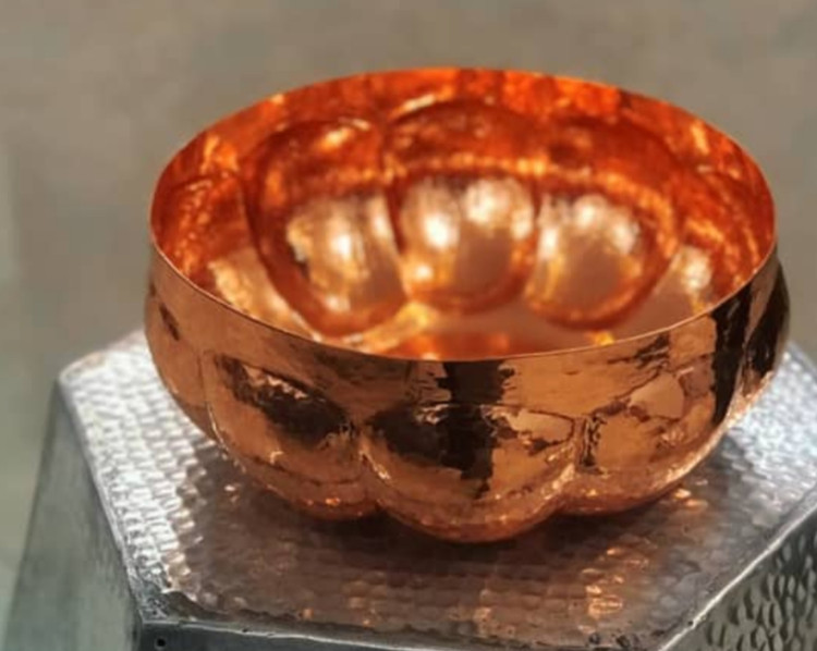 ظرف پذیرایی مسی سلجوقی 2080 مسینو