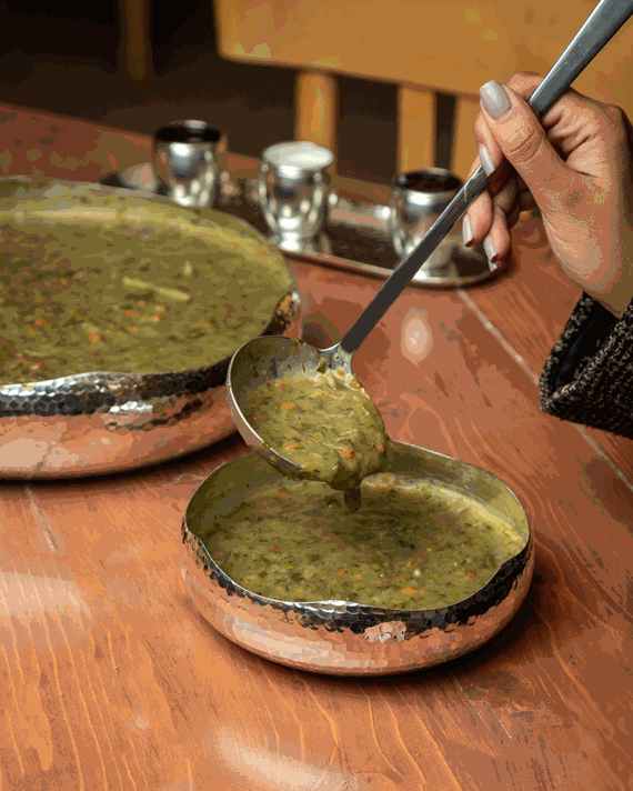 ظرف پذیرایی مسی درسا لب دالبر 2118 مسینو