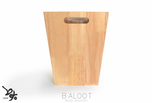 سطل زباله چوبی