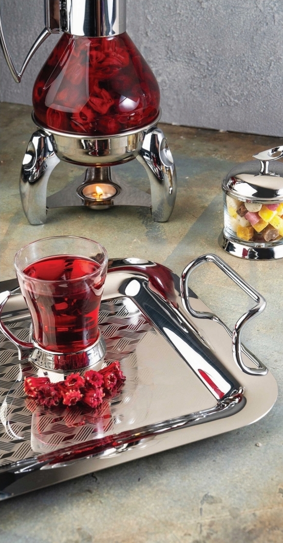 سینی مستطیل بافت مدل میله ای