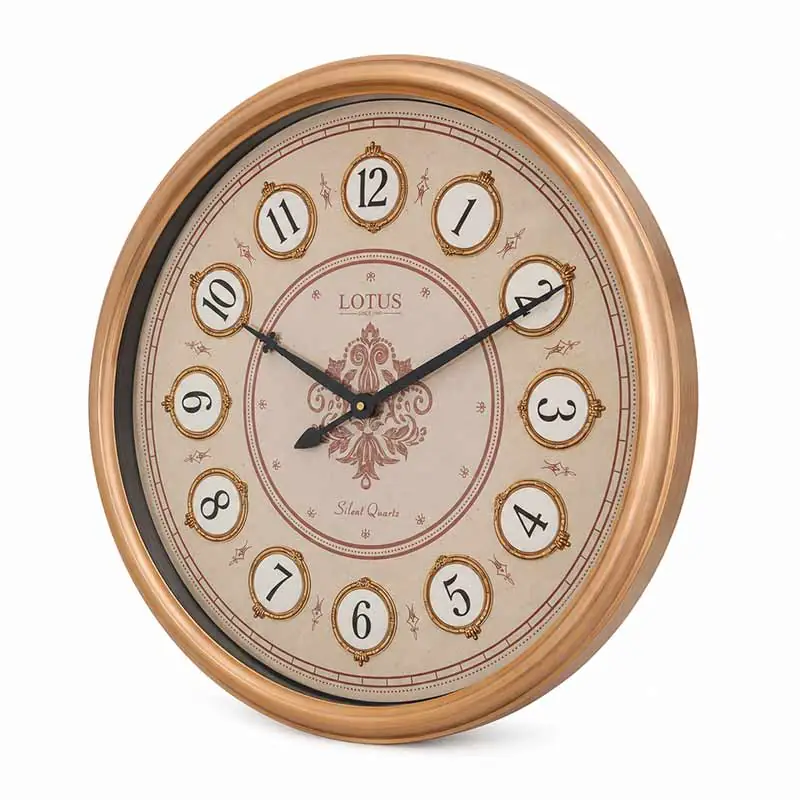 ساعت دیواری فلزی لوتوس کد MT-1328