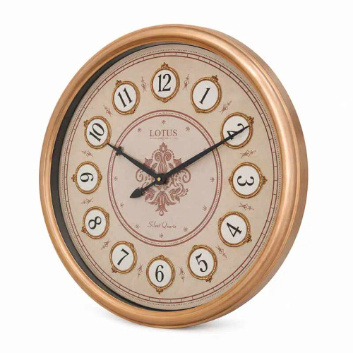 ساعت دیواری فلزی لوتوس کد MT-1328