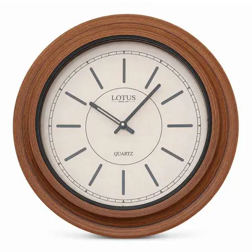 ساعت دیواری چوبی لوتوس مدل W-685