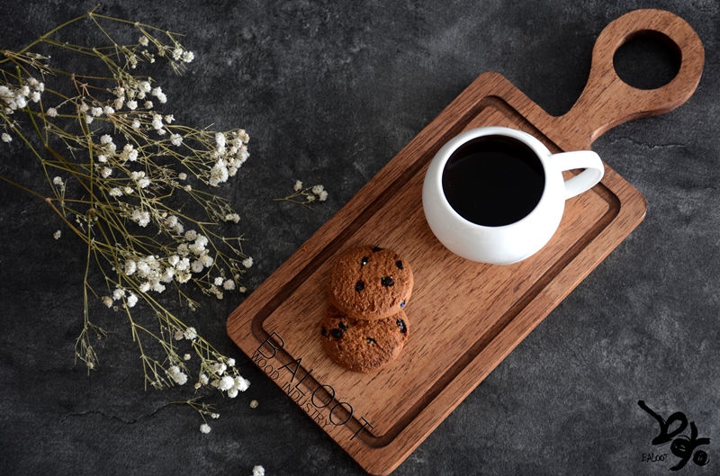 تخته سرو دسته دار مستطیل بلوط