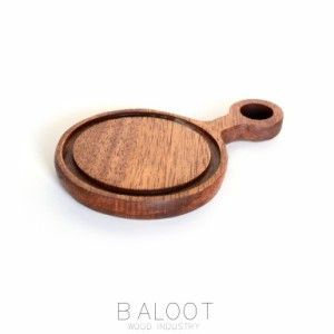 زیر لیوانی دسته دار گرد