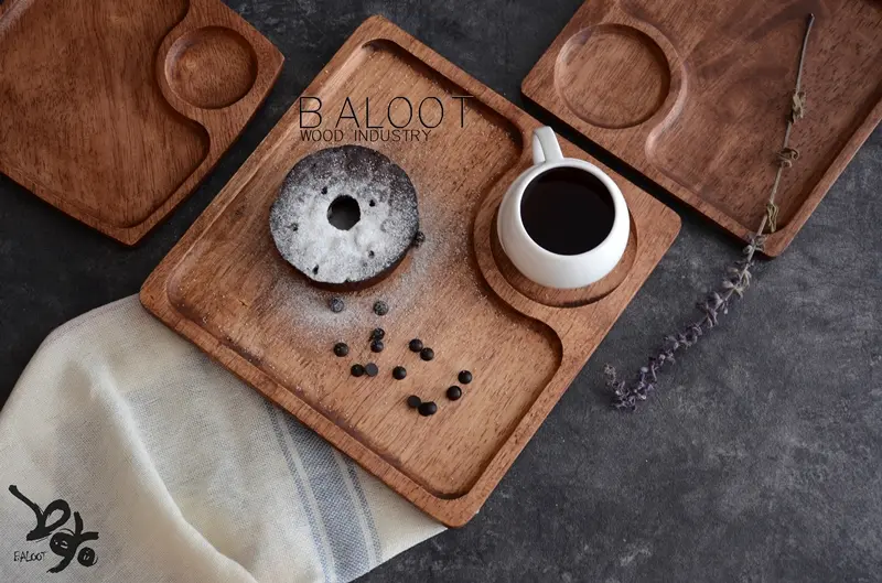 پیش دستی قهوه خوری مربع