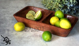اردور چوبی مستطیل دو خانه
