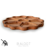 اردورچوبی 7 خانه طرح گل کد 4560