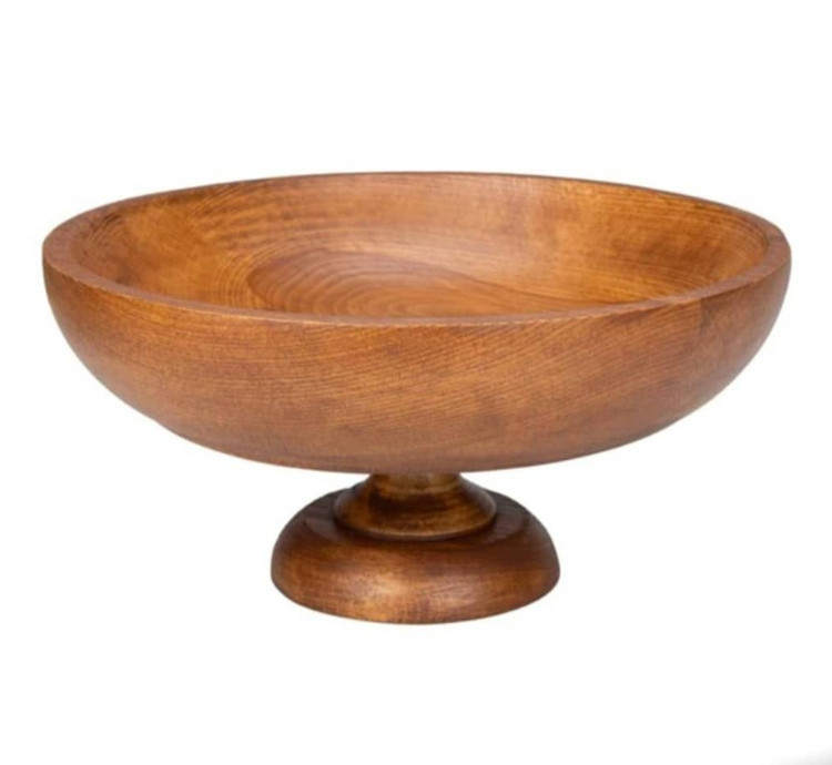 میوهخوری چوبی لوکس مدل کاجی (خراطی)