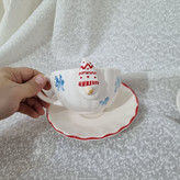 ست فنجان زیره سرامیکی
